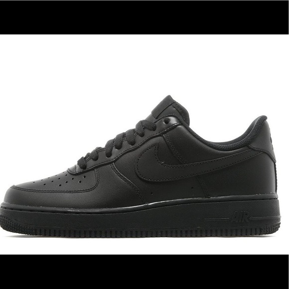 Nike Men Black Air Force One Size 8 Nike Men Black Air Force One Size 8